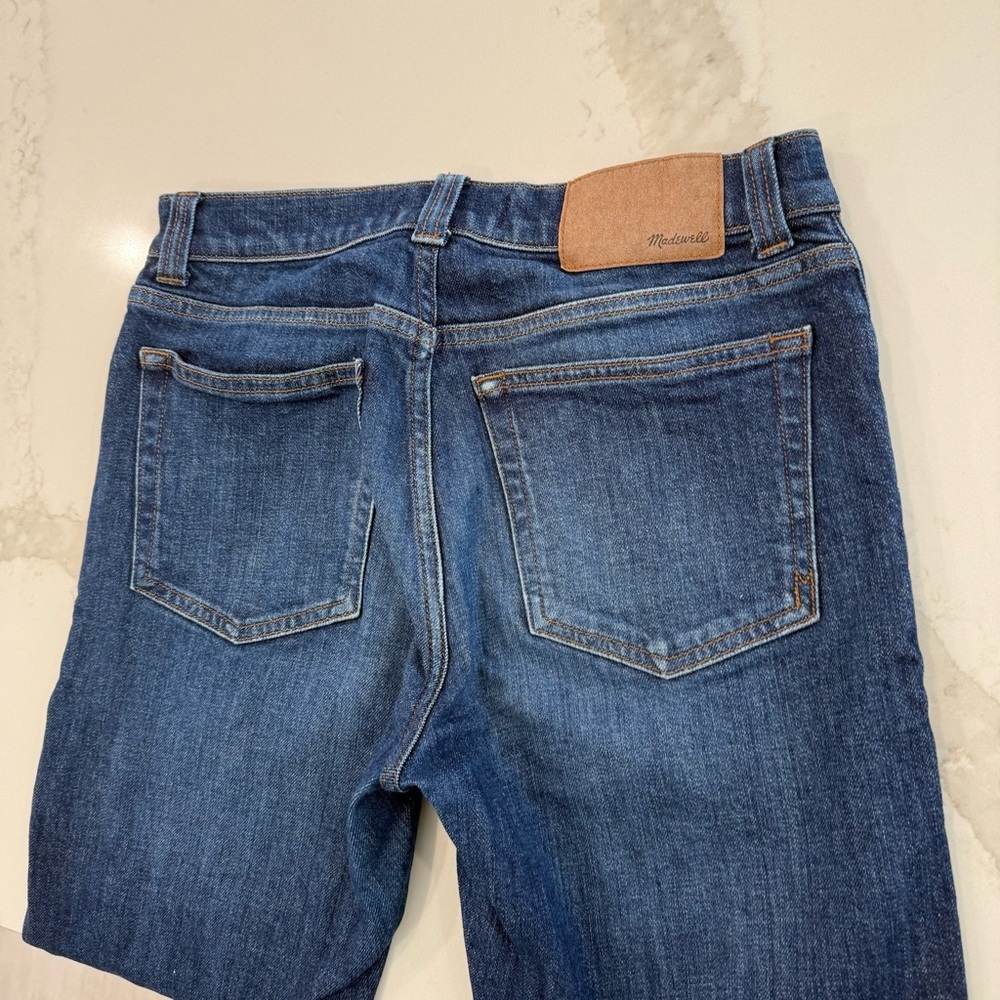 Madewell Relaxed Fit Tapered Leg Denim Jeans Mens 28x30 Blue Casual Preppy Basic - Picture 7 of 9